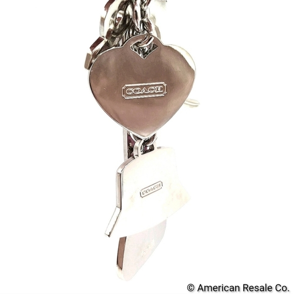 JUST IN! Vintage COACH BCA Multi Charm Keychain Fob Purse Charm - Picture 4 of 5